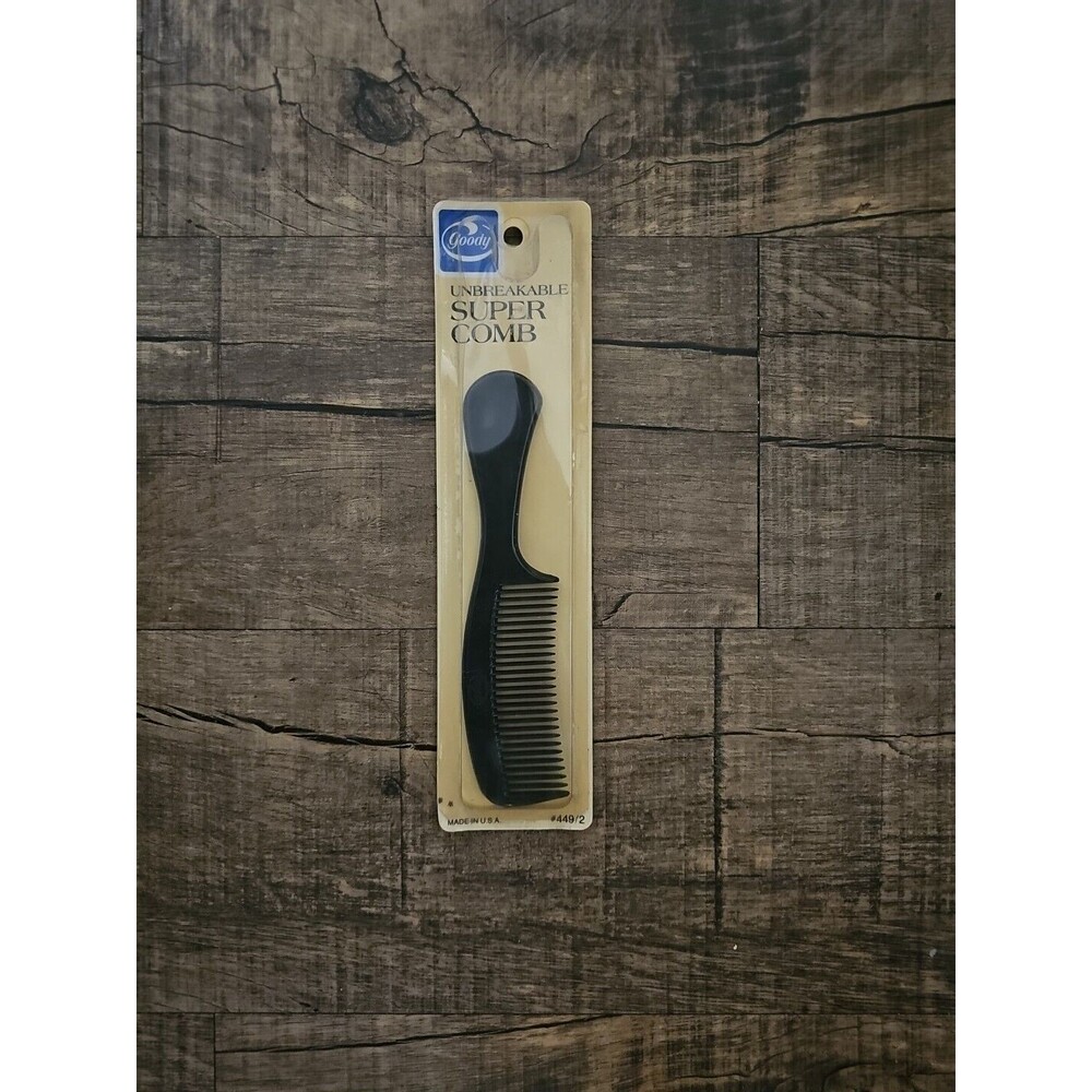 Vintage Unbreakable 6.5” Super COMB Brown Original Old Stock
